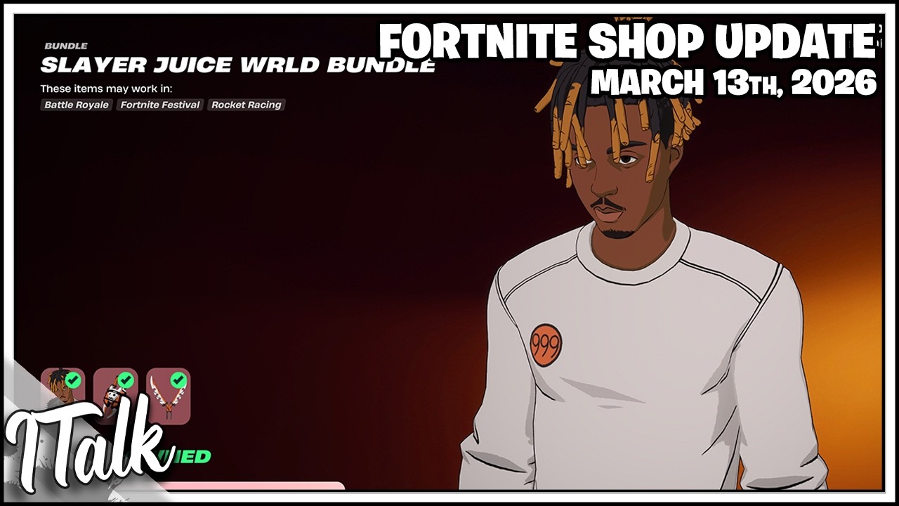Магазин Fortnite: JUICE WRLD вернулся и многое другое! [13 марта 2026 г.] (Fortnite, Глава 7)