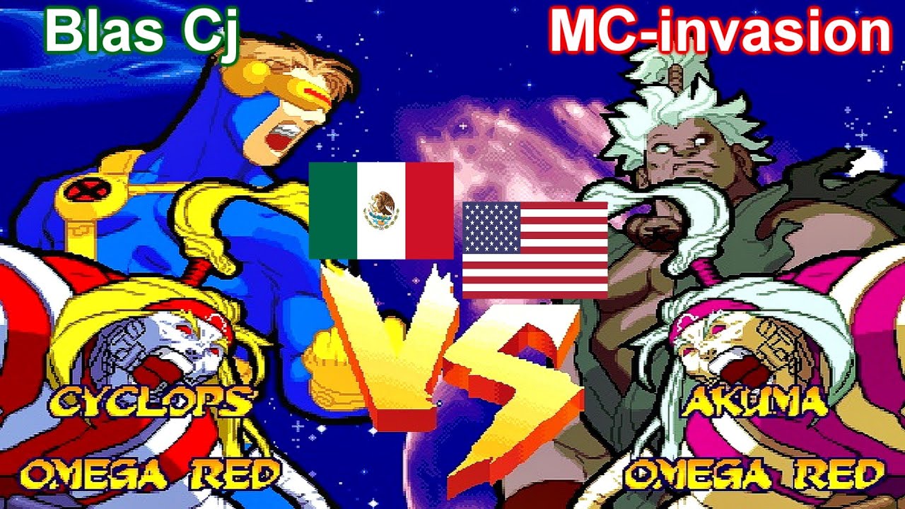 Marvel Super Heroes Vs. Street Fighter - Blas Cj vs MC-invasion