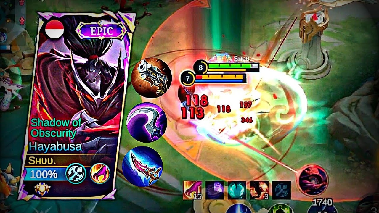 Hayabusa Is OP 🔥 || Hayabusa Shadow of Obscurity Gameplay || Mobile Legends
