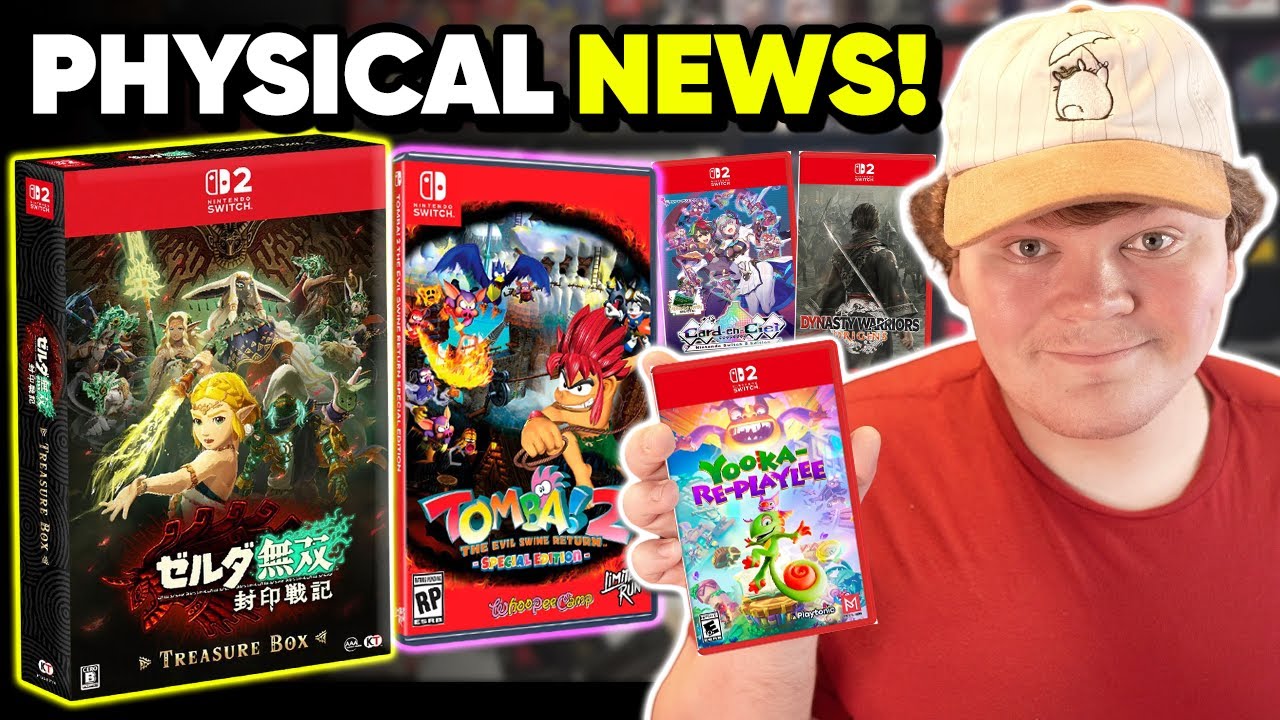 Анонсированы НОВЫЕ физические версии игр для Nintendo Switch и Switch 2!