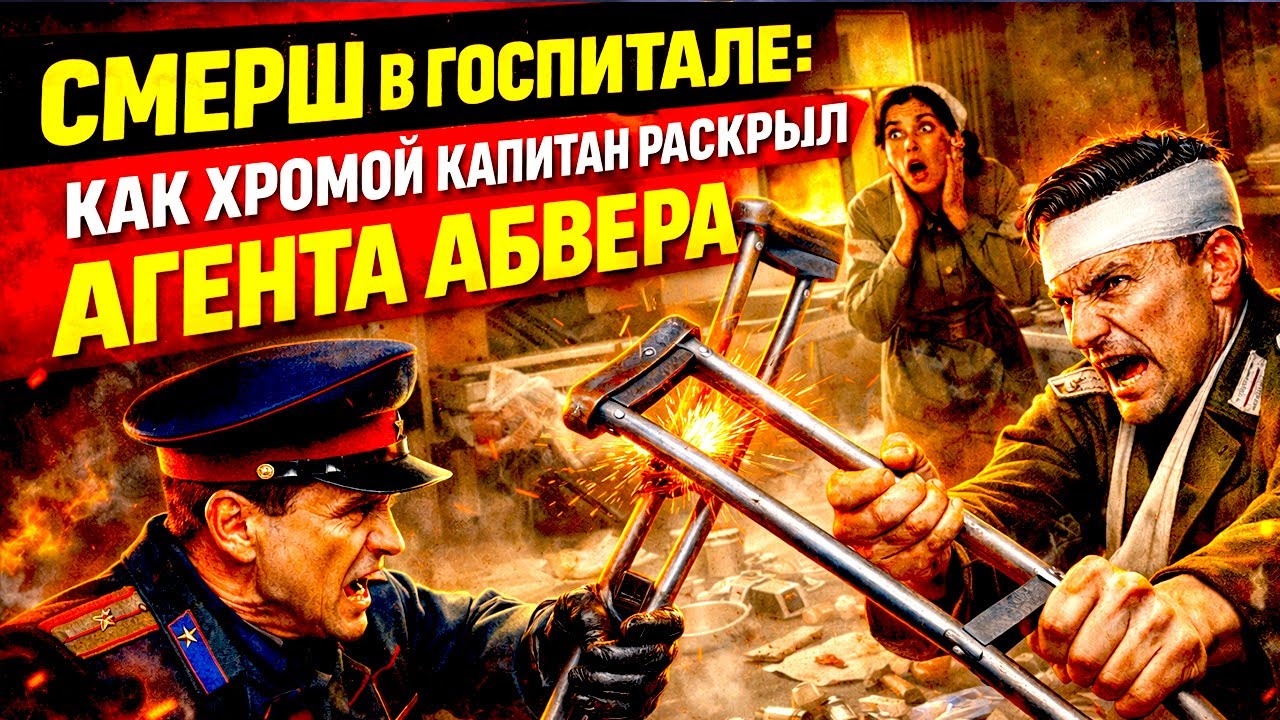 СМЕРШ В ГОСПИТАЛЕ: КАК ХРОМОЙ КАПИТАН РАСКРЫЛ АГЕНТА АБВЕРА ПОД ВИДОМ ГЕРОЯ ВОЙНЫ