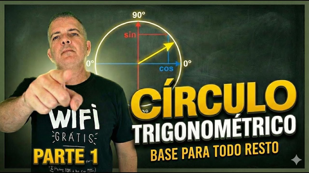 CICLO TRIGONOMÉTRICO do Zero ao Avançado: A Aula para sua Aprovação | TRIGONOMETRIA [PARTE 1]