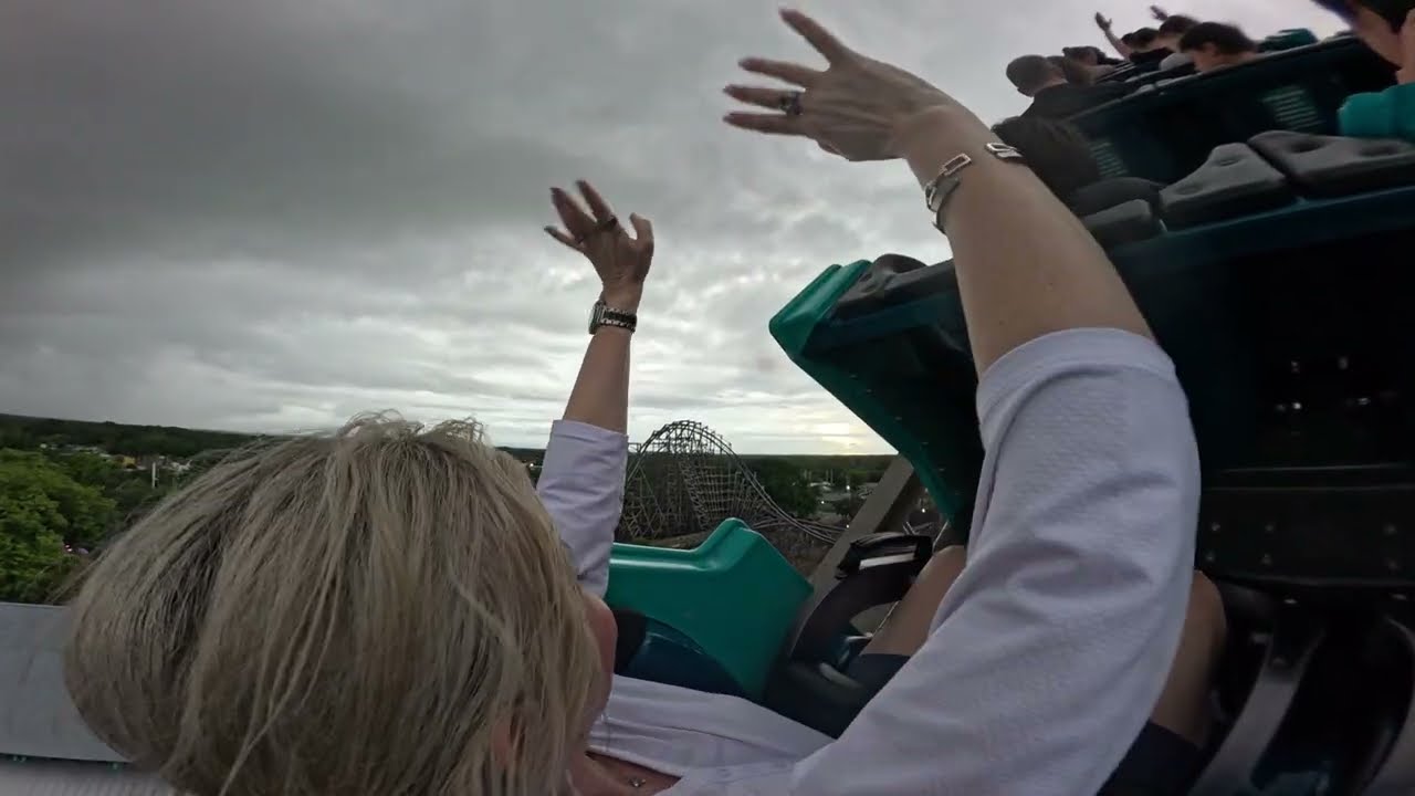 Iron Gwazi / Busch Gardens / Ride 2 (POV w/HL) : 8-10-2025
