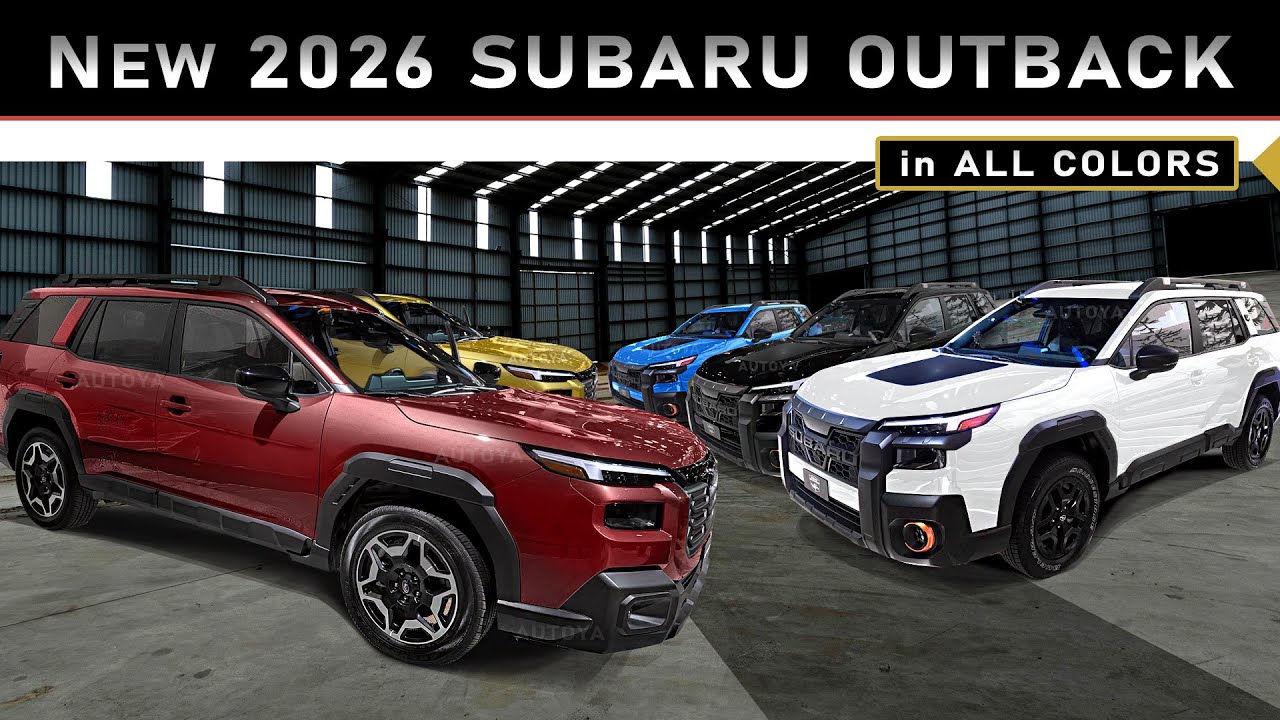 New 2026 Subaru Outback - FIRST LOOK & All Colors Preview