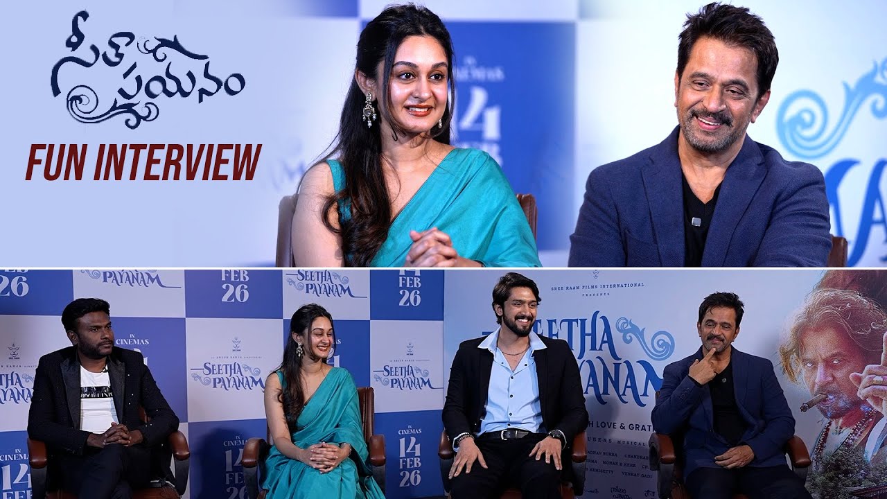 Seetha Payanam Movie Team Fun Interview | Arjun Sarja | Aishwarya Arjun