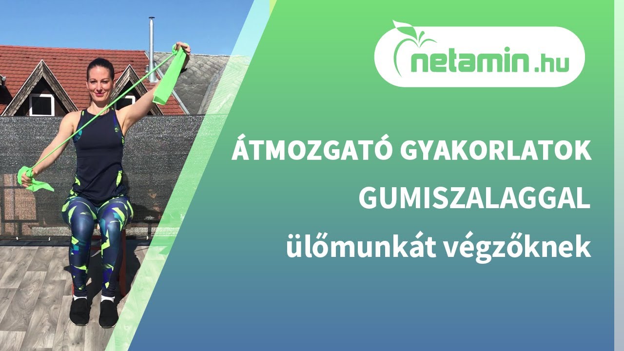 Gyakorlatok gumiszalaggal ülőmunkát végzőknek | netamin.hu