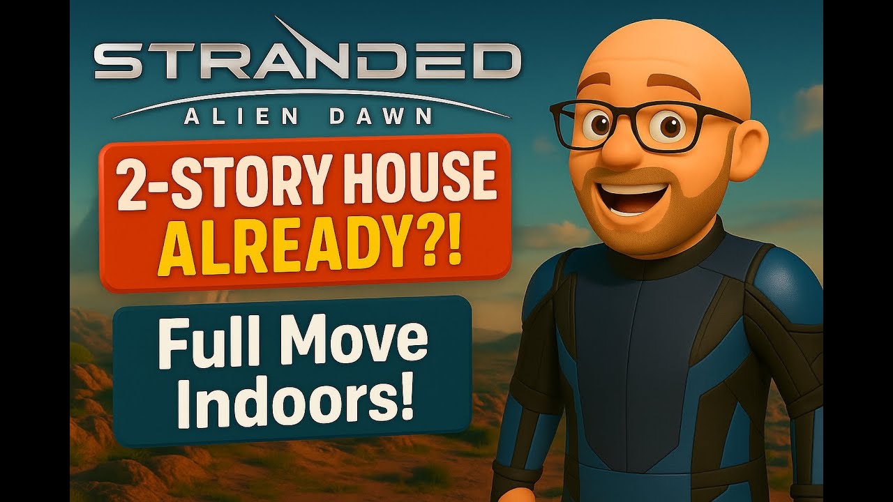 2025 Beginner Tips & Tricks – Stranded: Alien Dawn Lets Play – First Rescue & 2-Story House Build!