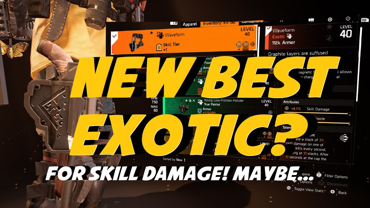 The Division 2 Waveform Exotic Holster | Full Breakdown & Review