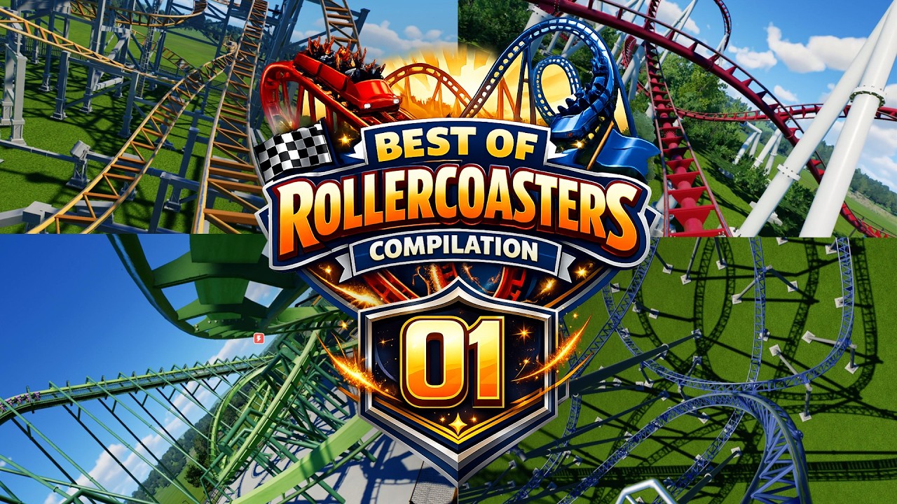 Best Of Rollercoasters Compilation #01 | Planet Coaster 2 [POV]