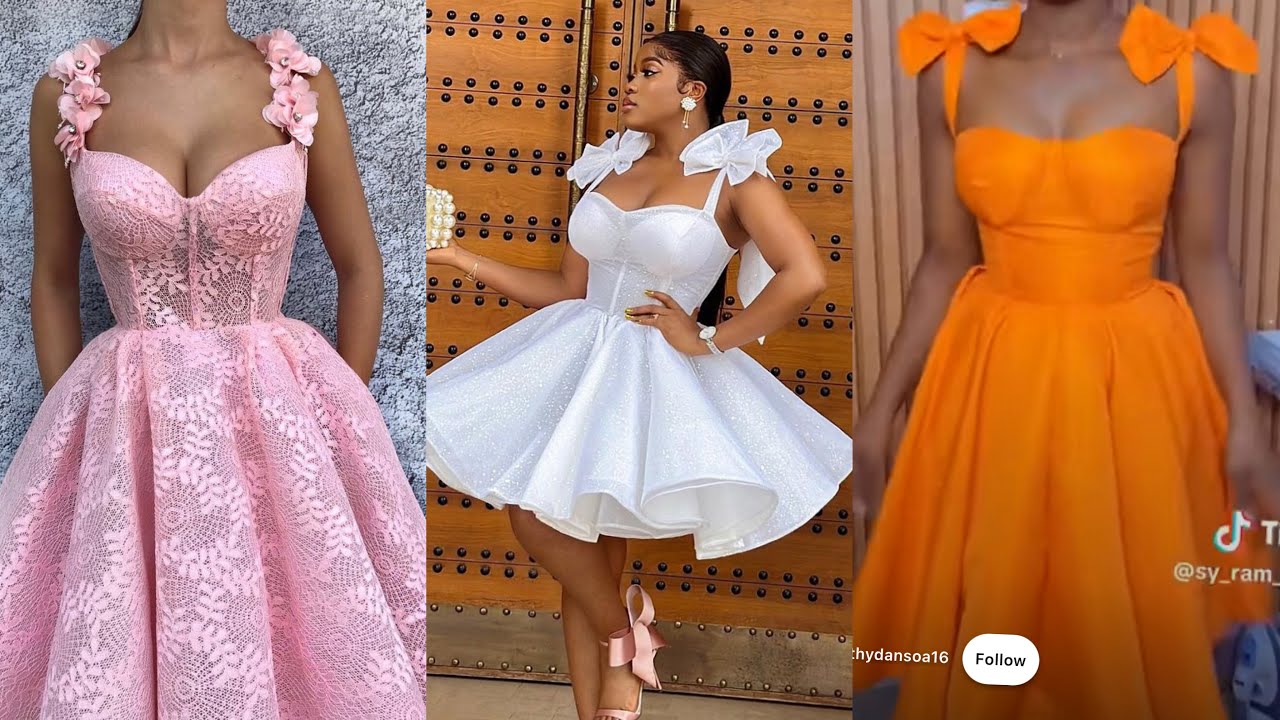 How To Cut And Sew This Trendy Corset Dress With Gathers And Bow.