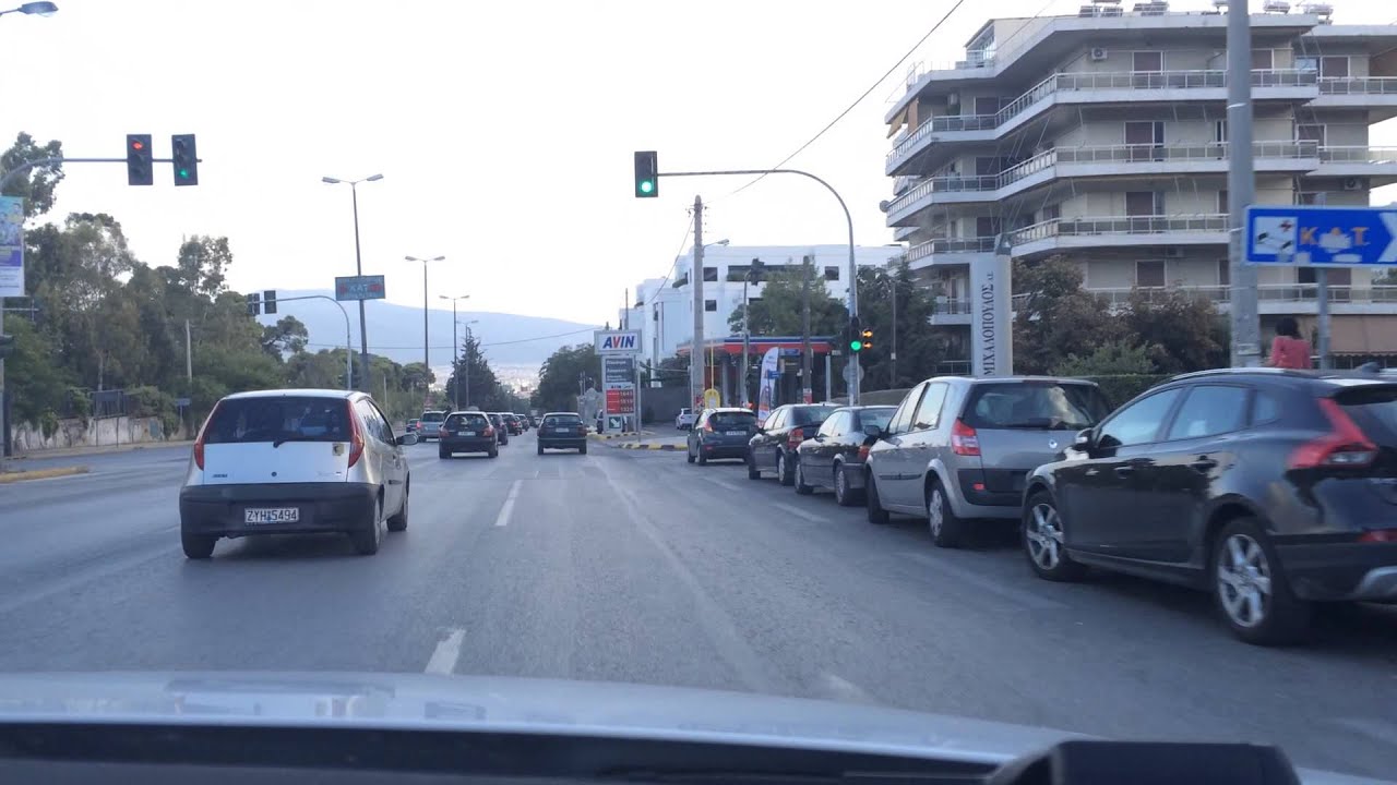 Driving in Athens: Kifissia to Marousi part 2