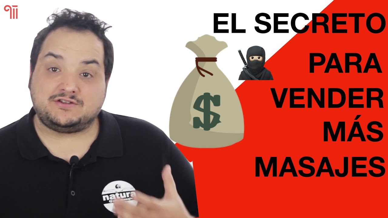 El secreto para VENDER m&aacute;s MASAJES 🥷🏻