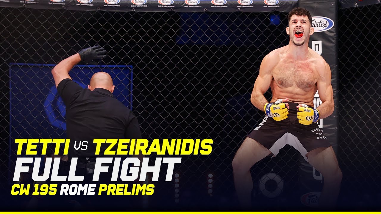 BRUTAL LEG KICKS 😰 🫣 | Emanuele Tetti VS. Dimitrios Tzeiranidis | CW 195 Rome FULL FIGHT