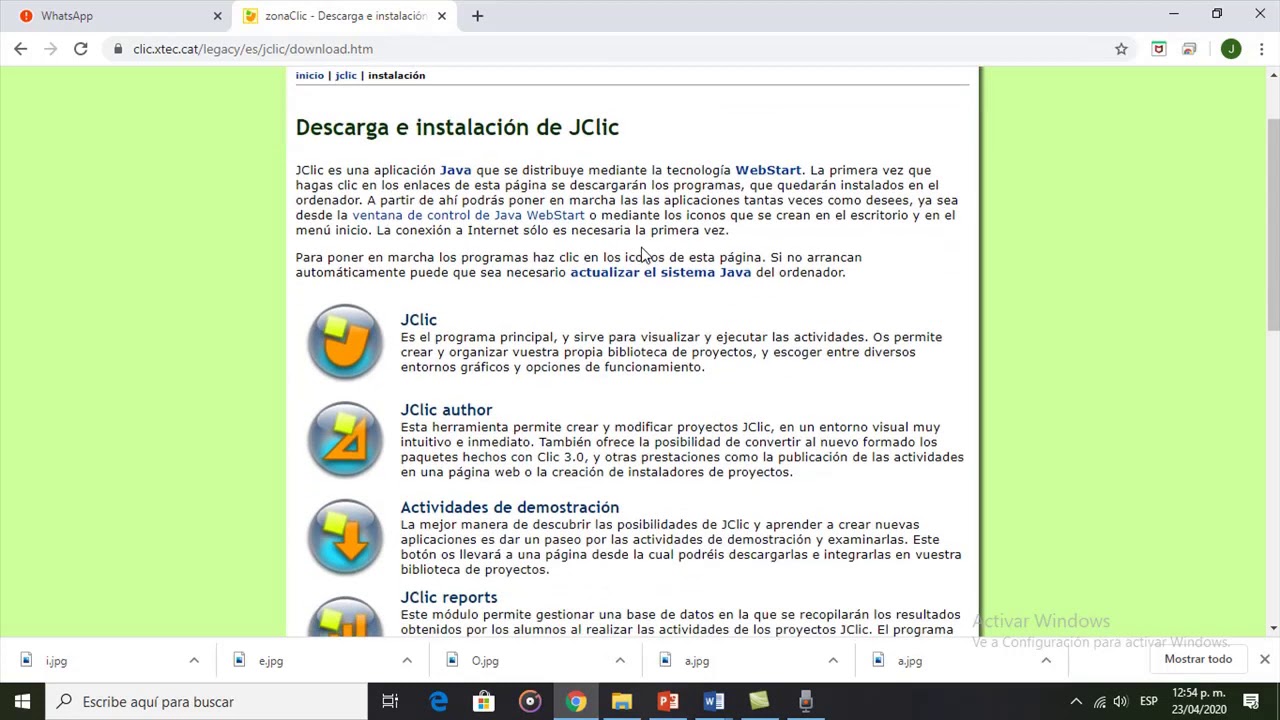 Descargar e instalar Jclic en su computadora