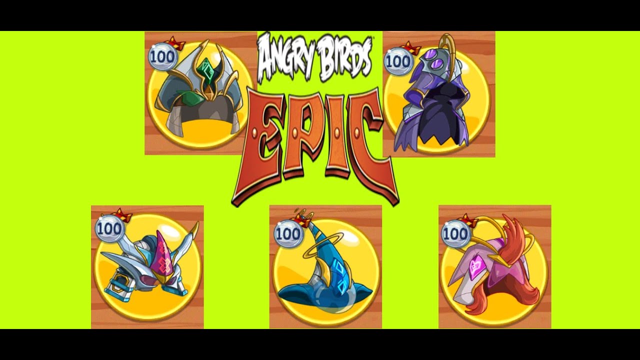 All Cosmic classes in Arena. Angry Birds Epic.