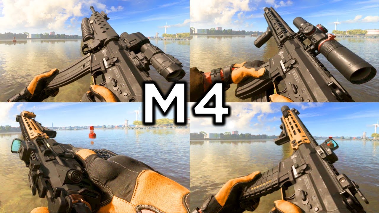 All M4 ANIMATIONS Showcase in Modern Warfare 2 (Standard & Sleight of Hand Reloads)