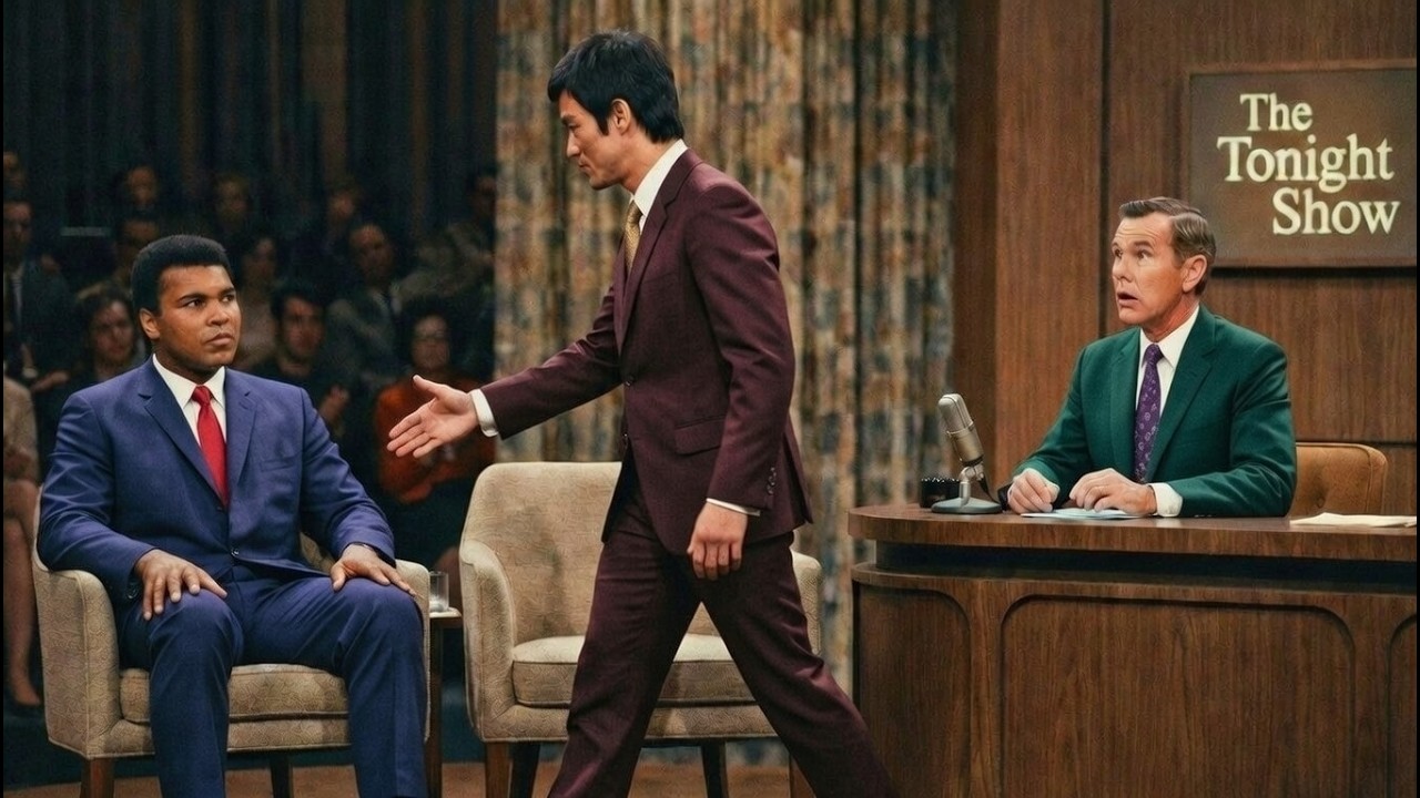 Muhammad Ali se negó a estrechar la mano de Bruce Lee — Lo que Bruce dijo dejó el estudio congelado.