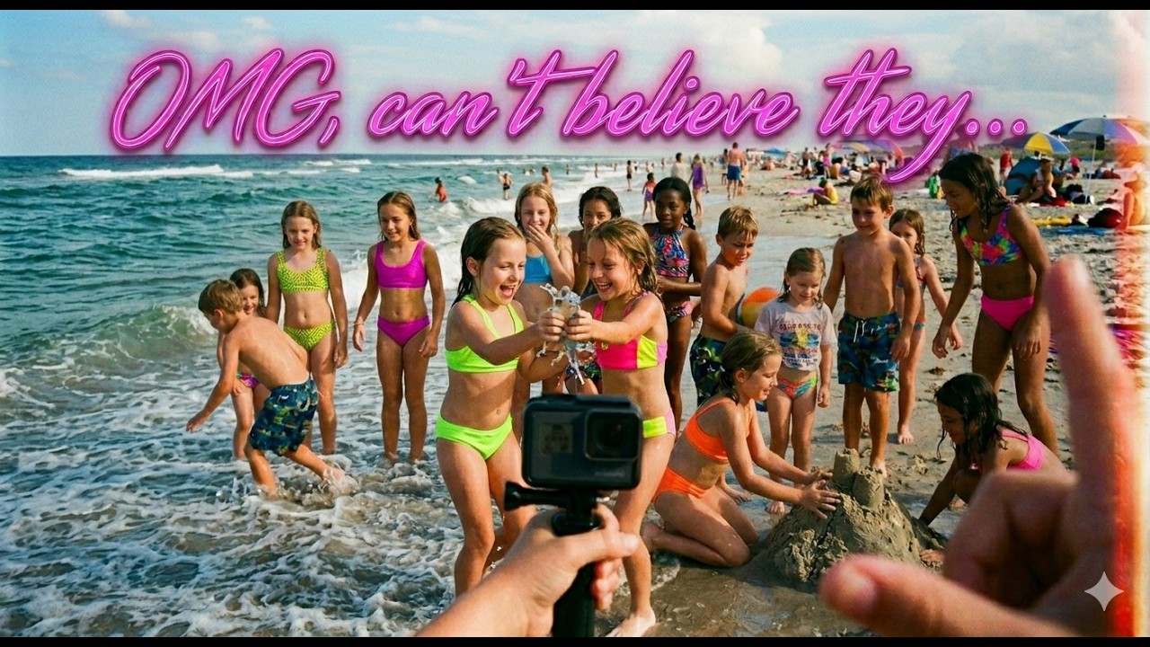 Kids playing with the Gopro Cabrewing Swimming at the Beach Brookville Indiana