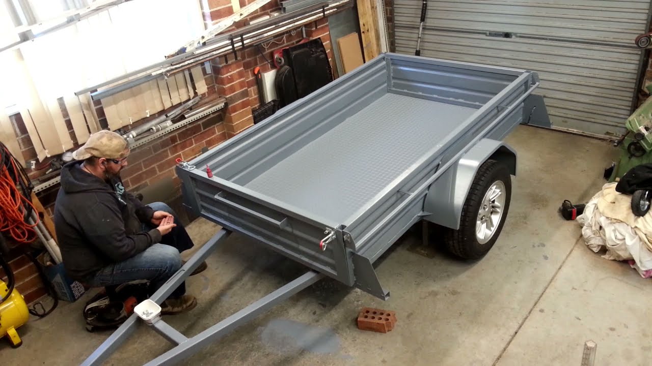 Trailer restoration 7x4 foot Part 6 Complete