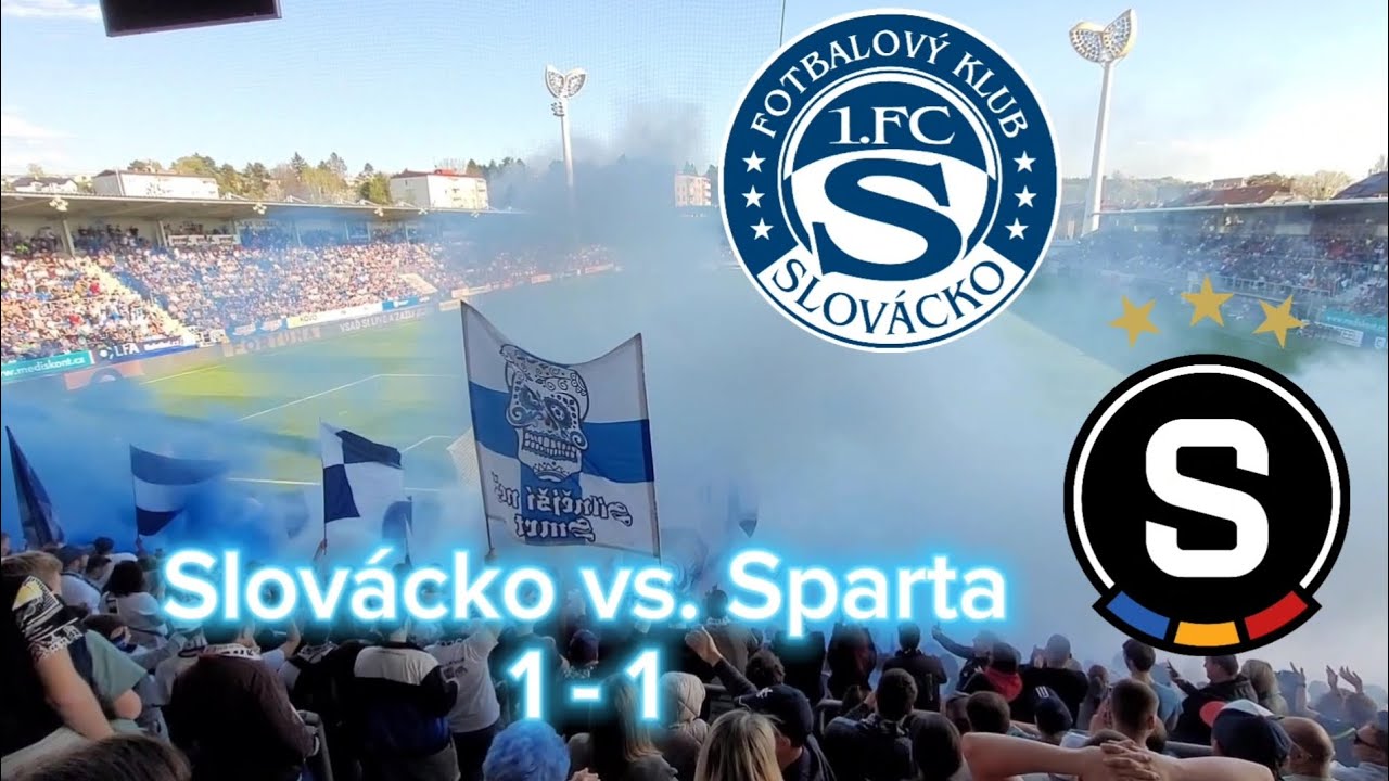 1 FC Slovácko - AC Sparta 1-1 (1-0) bojovný výkon, vymyšlená penalta, Sparta sesazena z čela ligy.