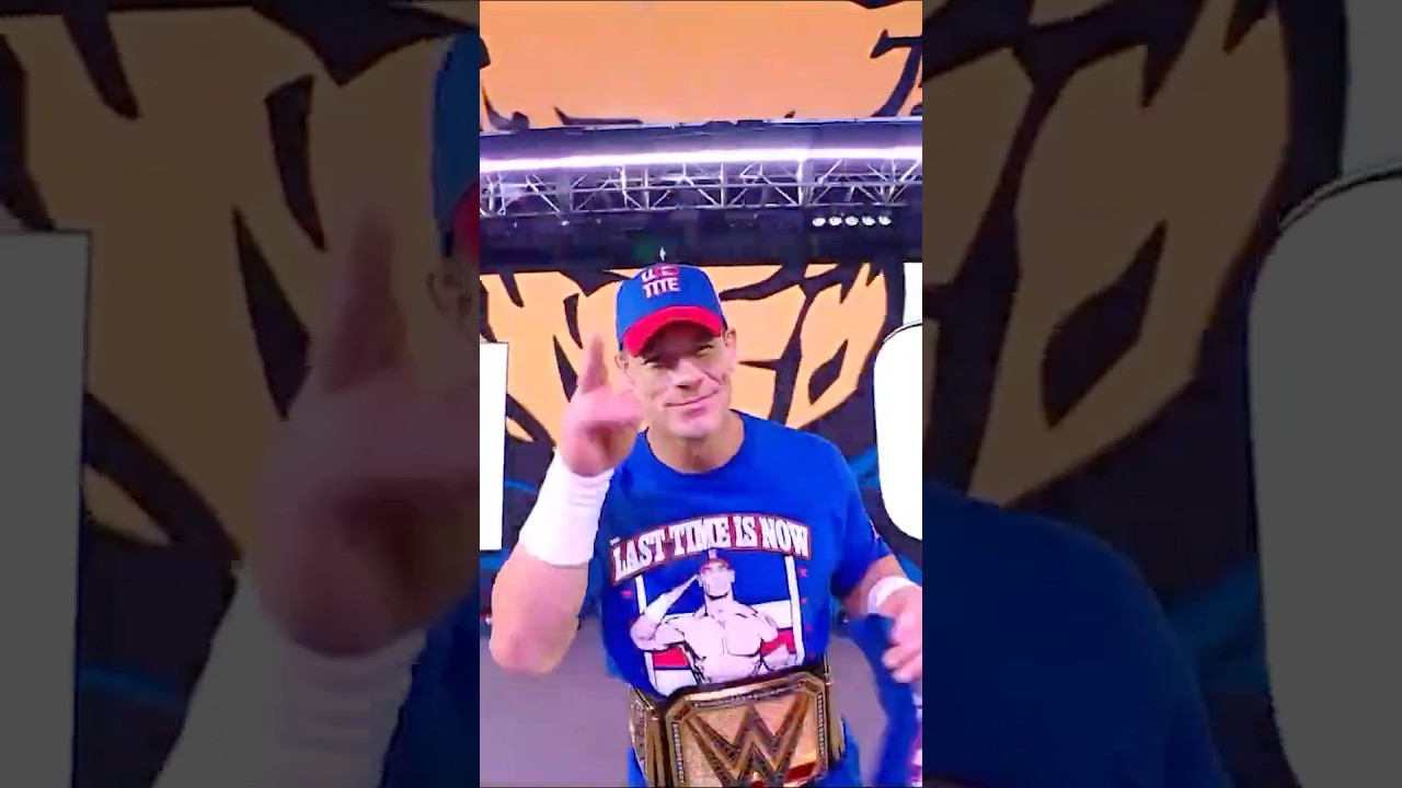 Instant chills&hellip; John Cena just walked in to #SummerSlam for the LAST TIME EVER 🥲