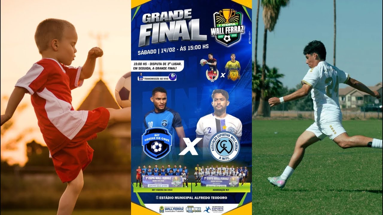 GRANDE FINAL I COPA WALL FERRAZ DE FUTEBOL DIA 14 DE FEVEREIRO 15:00H