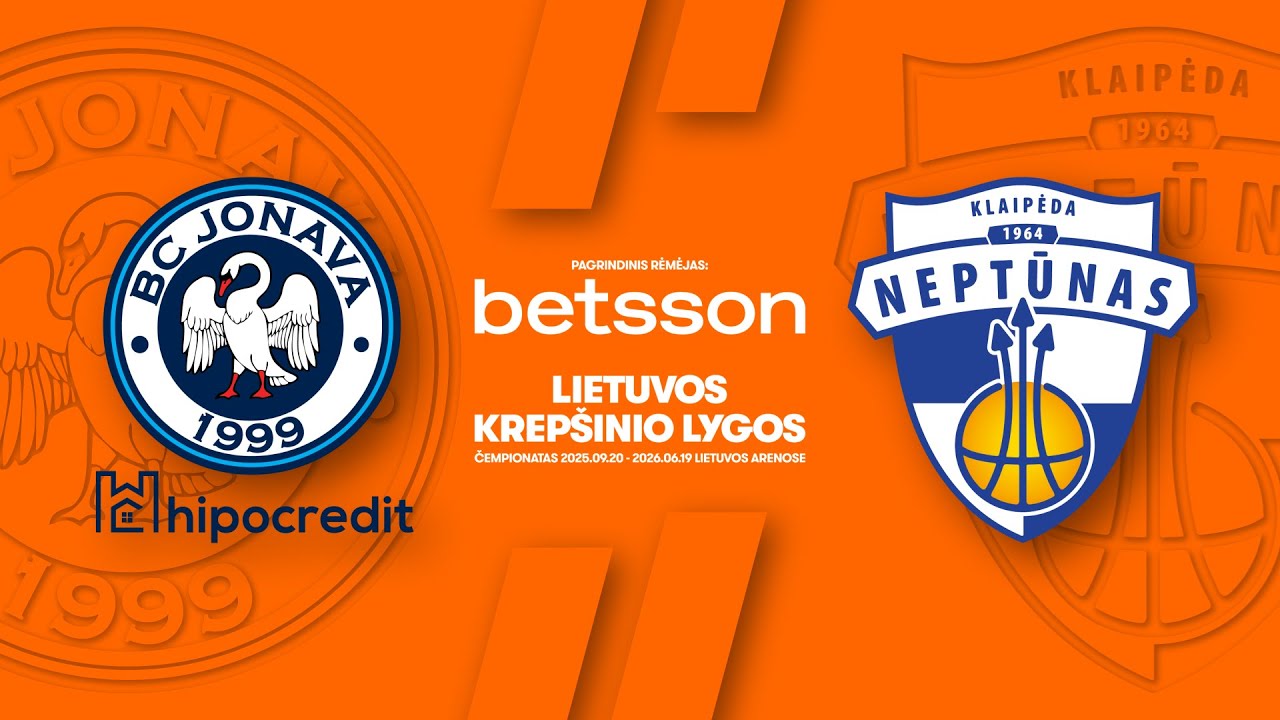 LKL, kurią remia Betsson, rungtynių apžvalga: &bdquo;Jonava Hipocredit&ldquo; - &bdquo;Neptūnas&ldquo; [2025-12-07]
