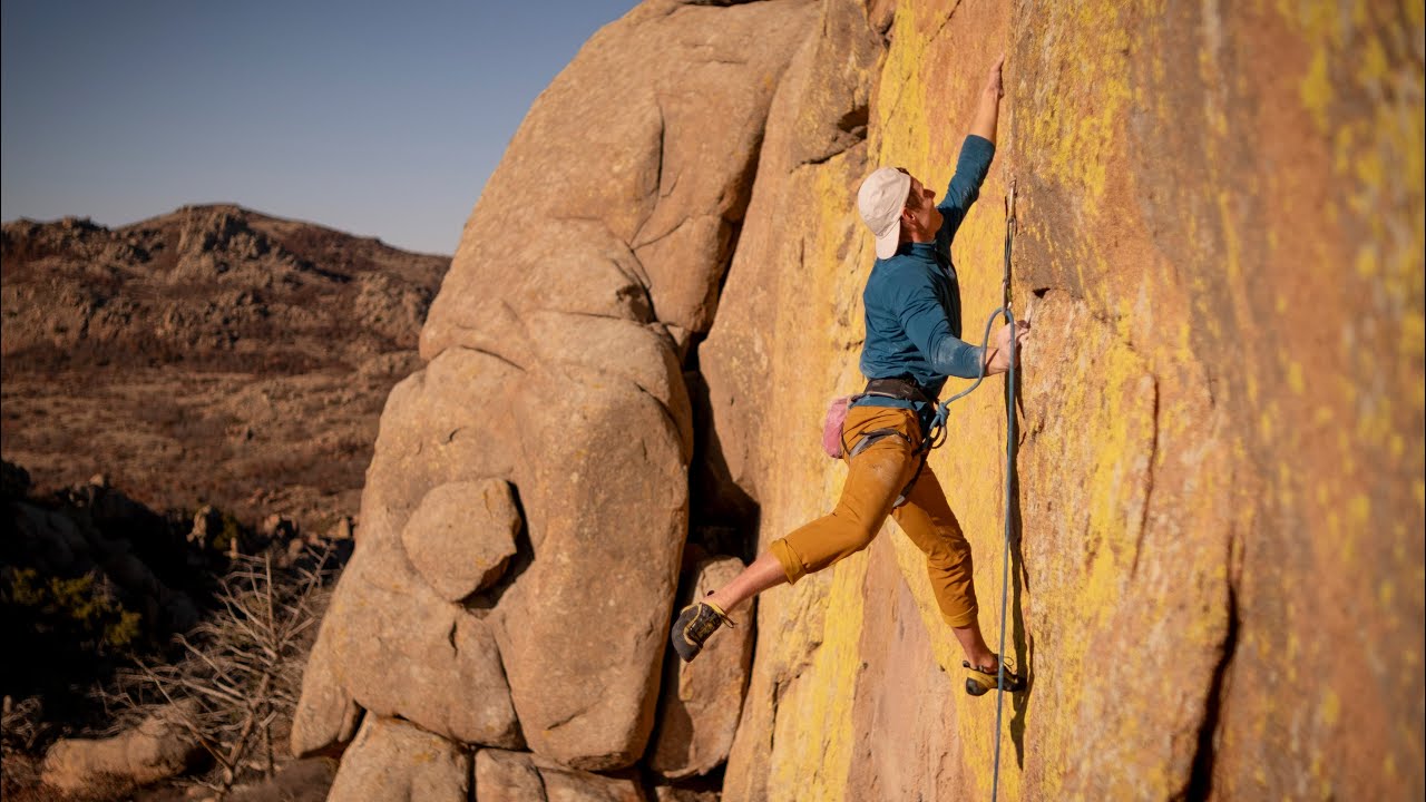 Yellow Beard 5.12c - Wichita Mountains, OK