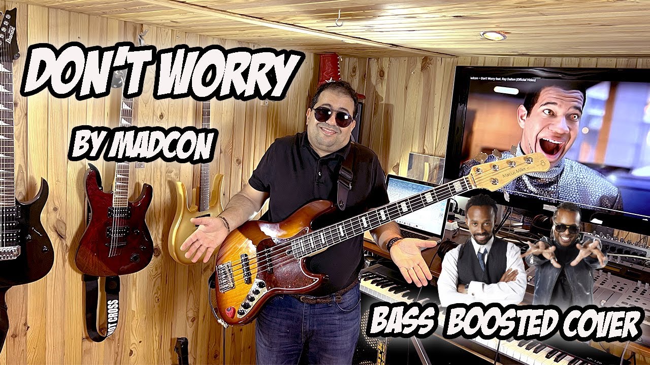 Don't Worry ( Madcon ) Bass cover by SimoBass