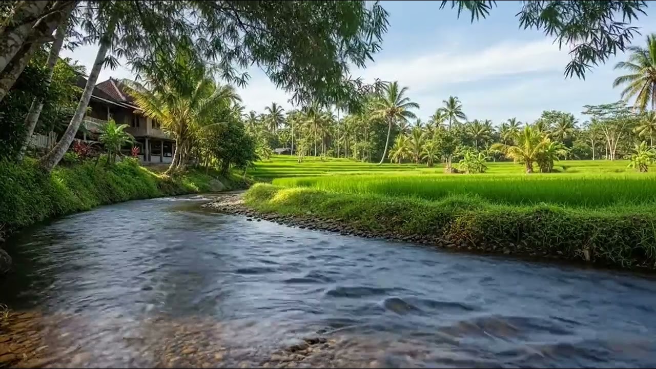 Calm River Flow and Forest Birds | Natural Sounds for Deep Sleep, Focus, and Relaxation