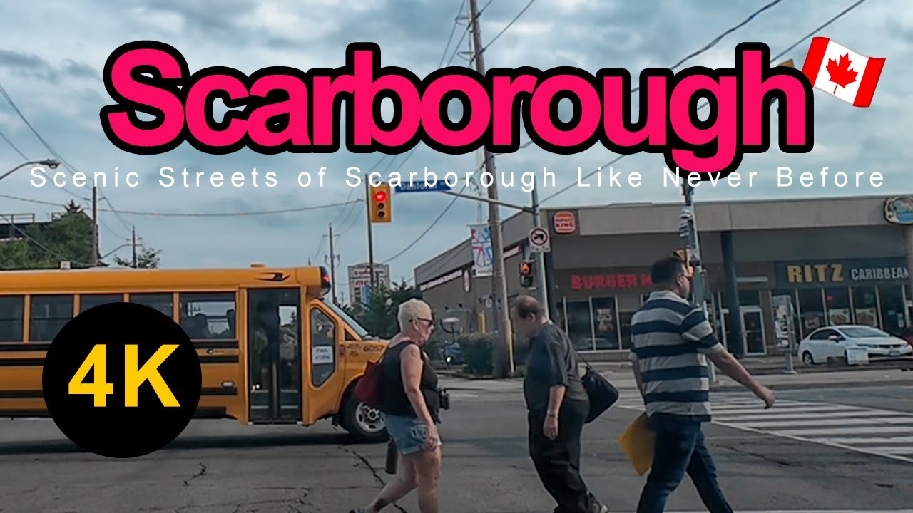 SCARBOROUGH CANADA VICTORIA PARK AVENUE & KINGSTON ROAD SUMMER DRIVE TOUR 2025 | 4K UHD 🚗🌇