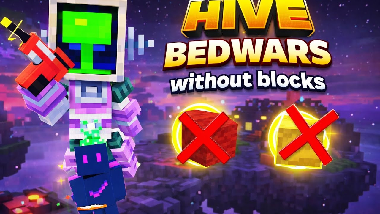 Hive Bedwars but without blocks?