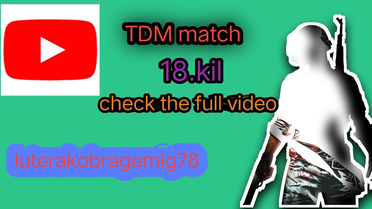 Battlegrounds mobile India. TDM match full video