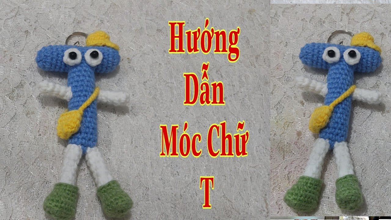 305.ll Hướng Dẫn Móc Chữ Cái T.♥️Hoa Móc Mỹ Trương.🍑How to crochet Alphabet T
