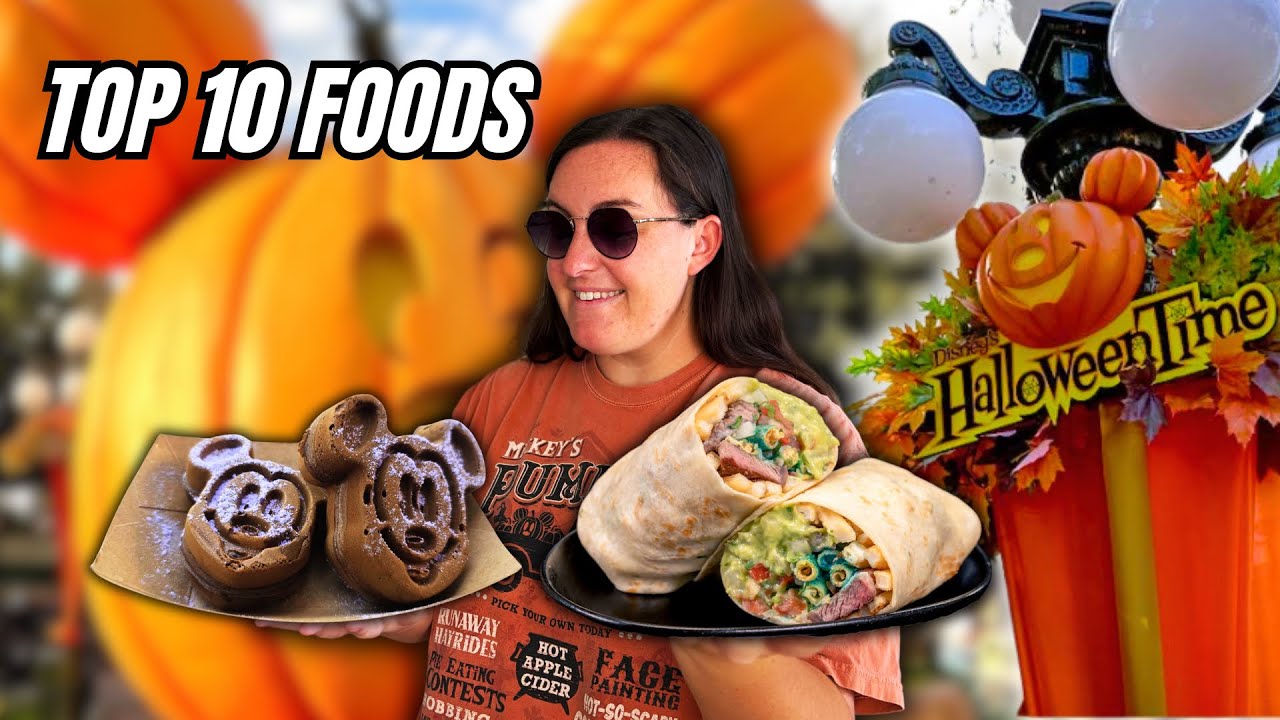 I TRIED THE TOP 10 HALLOWEEN FOODS AT DISNEYLAND