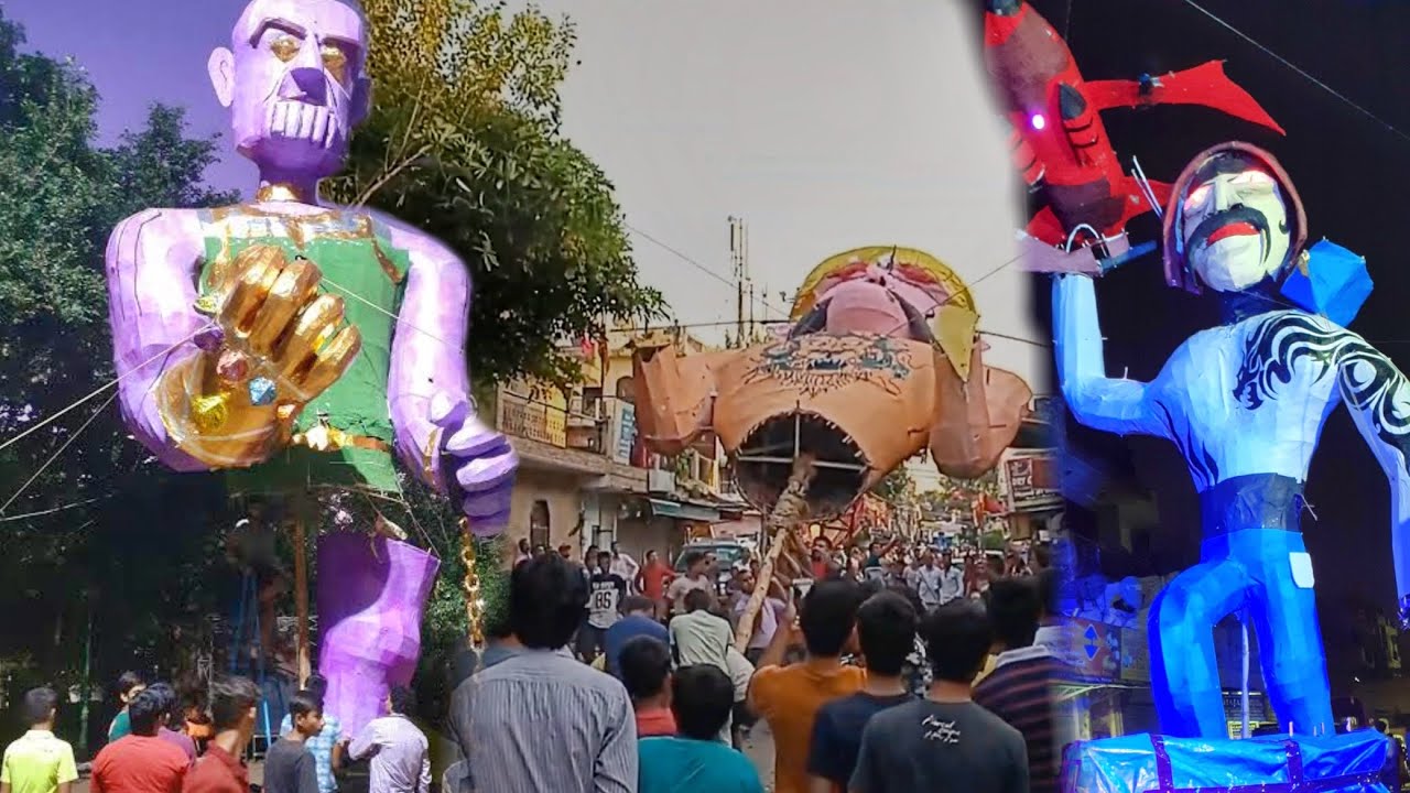 Duniya Ke sabse Anokhe Ravan | Karampura Moti Nagar Ravan | Sourav Rajput vlogs