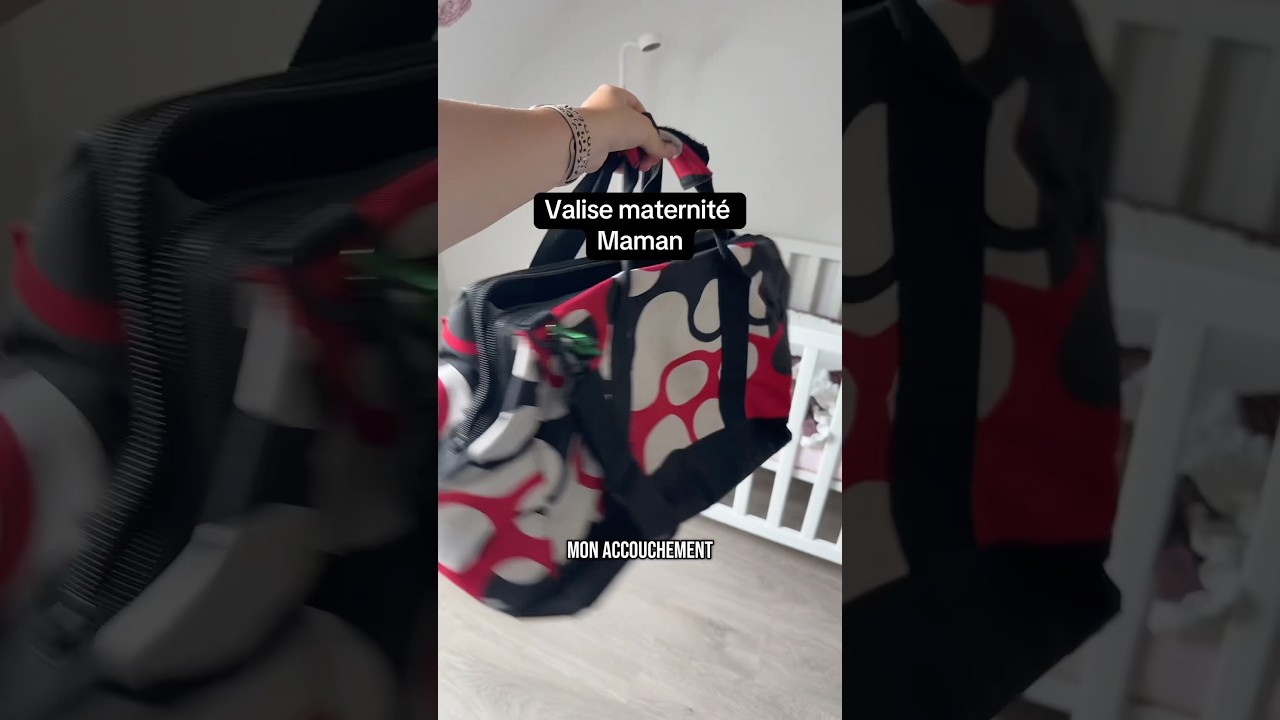 Valise maternit&eacute; pour maman 🥰 #grossesse #maman #enceinte #baby #maternity #tutorial #mummy