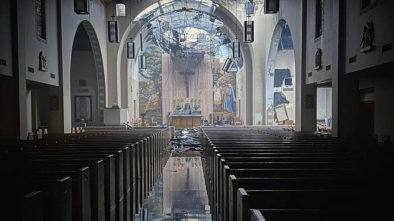 Fire at Catholic church in Salem was arson, police say; suspect arrested