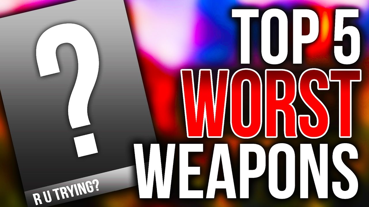 Top 5 WORST Warzone Weapons!  -  Halo 5 Guardians