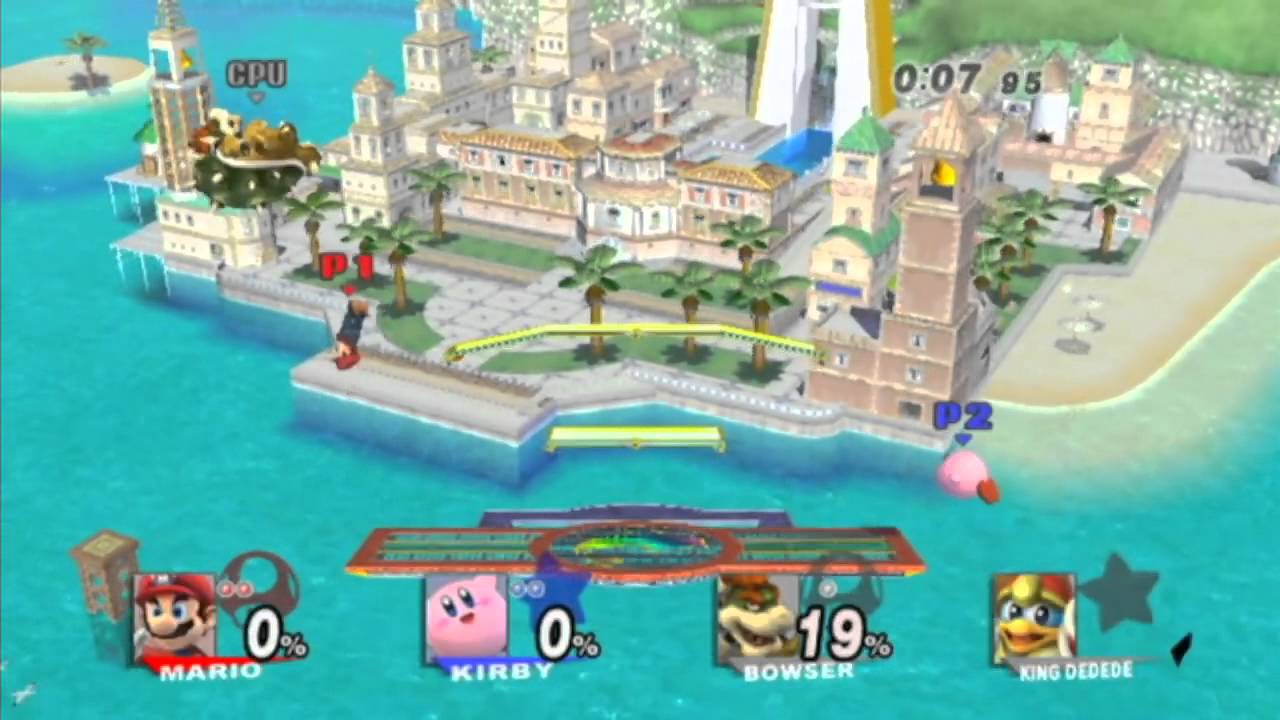 Super Smash Brothers Brawl - Co-op Event 1 - Two Trouble Kings