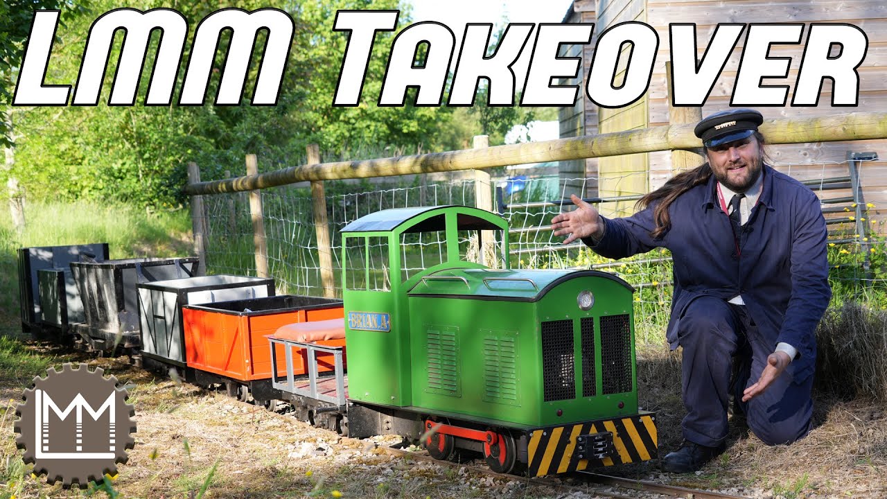 Taking over the Miniature Railway at Foxfield for the day!