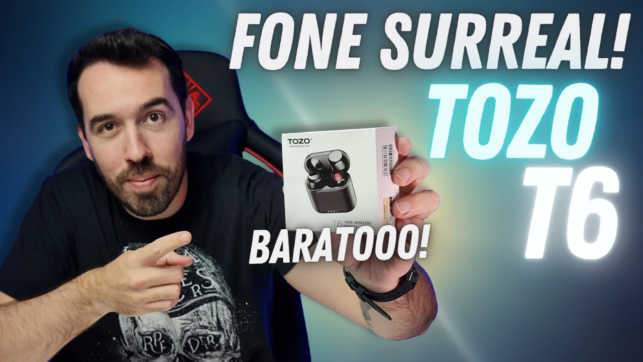 BOM E BARATO - FONE DE OUVIDO TOZO T6