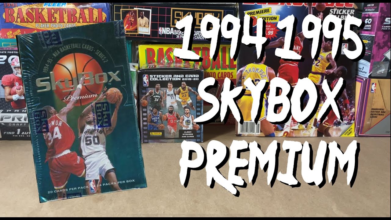 1994-95 Skybox Premium Series 2 Box Break! Тонны вставок и хитов!