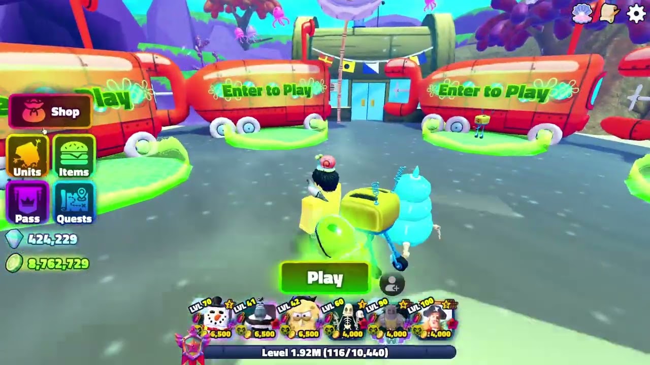 playing spongebob tower defence!!! (no mic)