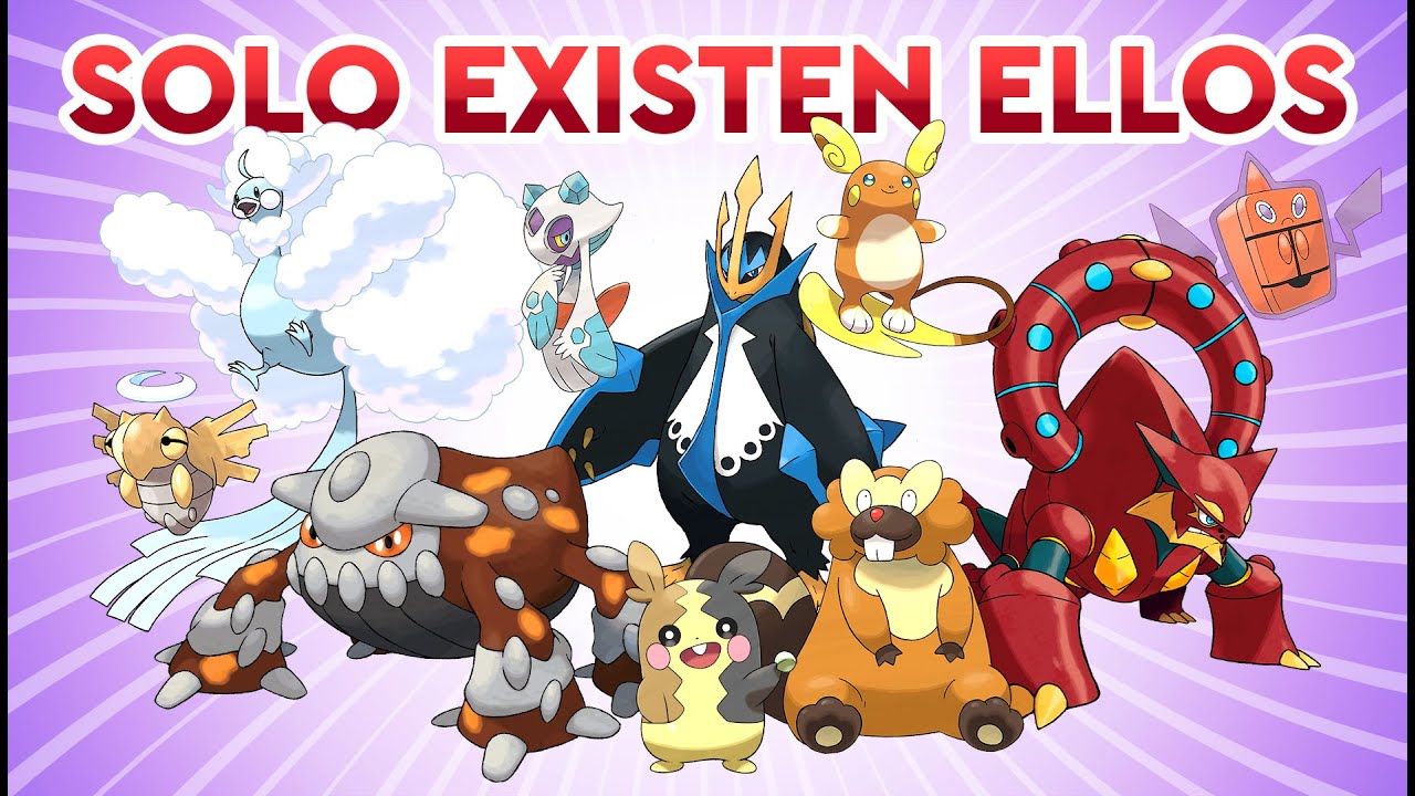 TODOS LOS POKÉMON CON TIPOS ÚNICOS EXPLICADOS