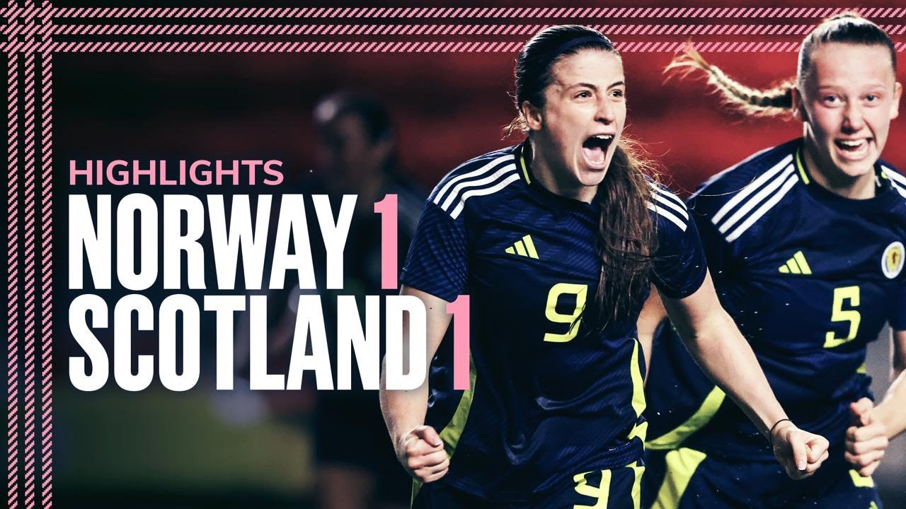 Norway 1-1 Scotland Women's Under-19s | UEFA Women's EURO Qualifying | Highlights