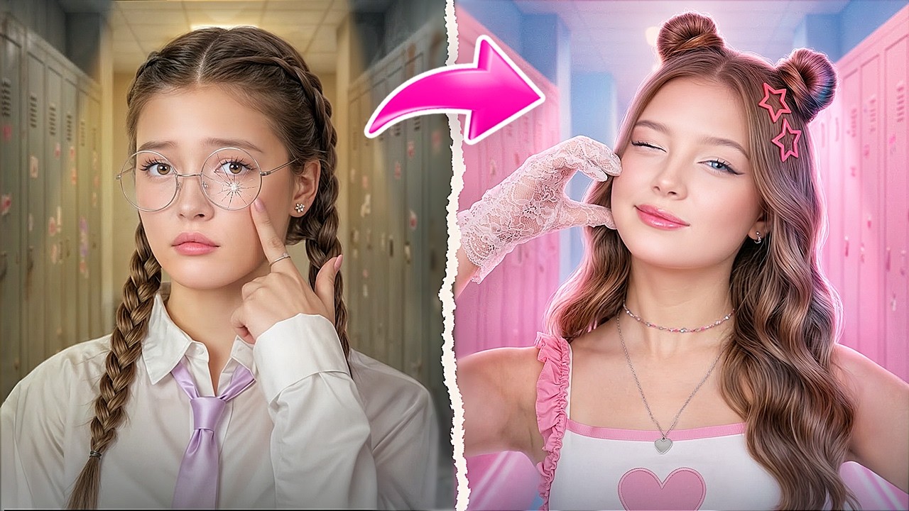 From Nerd to Popular Girl! I Became College Queen