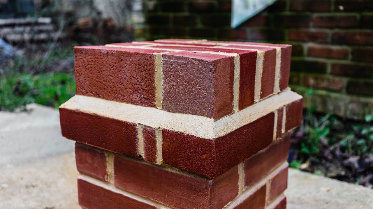 BRICKLAYING How to build a decorative pier cap