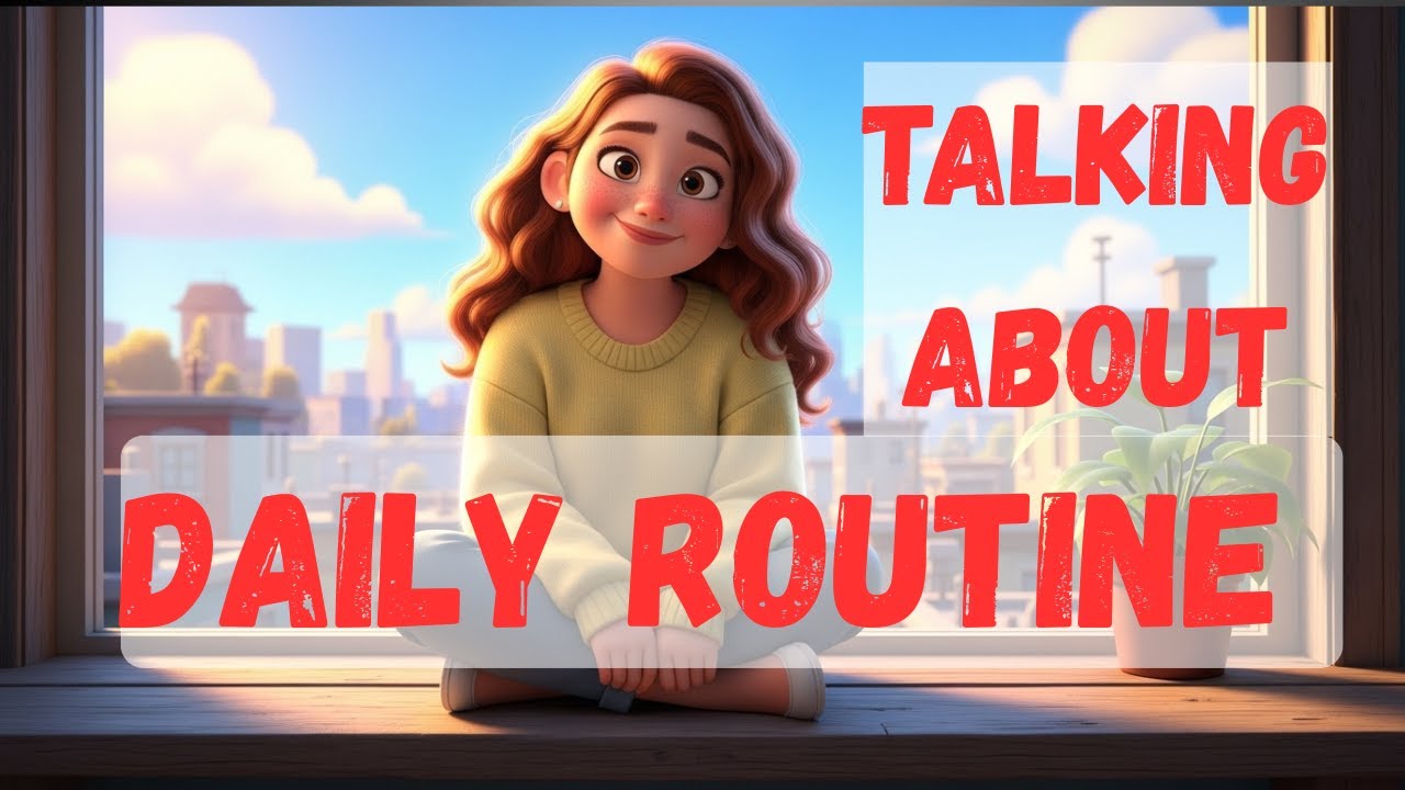 Improve Your English Listening & Vocabulary: Daily Routine Edition ☕  (A1-A2 Level) #english