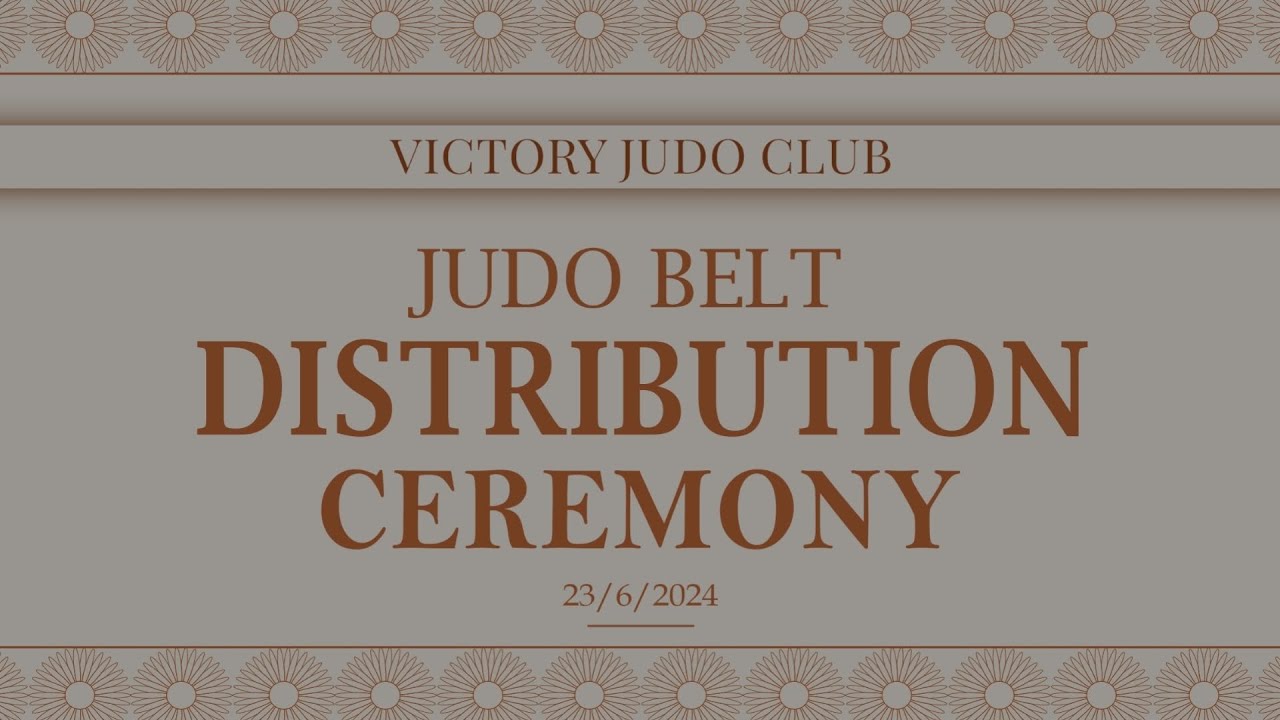 VICTORY JUDO CLUB - BELT GRADATION CEREMONY 2024🥋